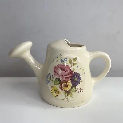 Buy Brixham Pottery Dawlish Ltd Ceramic Flowers Floral Watering Can Decorative Gift • 3.99£