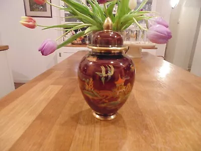 Buy Carton Ware Royal Rouge Pagoda Pattern Jar. • 9.99£