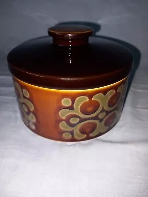 Buy HORNSEA  BRONTE  Pattern Round Lidded Butter Dish/Dish-Excellent-12cm • 34£