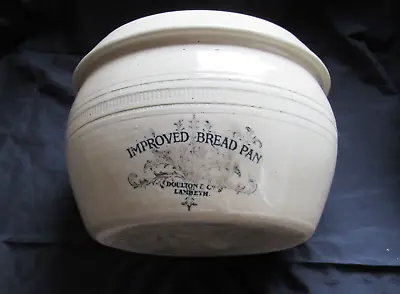 Buy Rare Antique Victorian Doulton & Co Lambeth Bread Pan/Bin, Cultural/historical • 200£