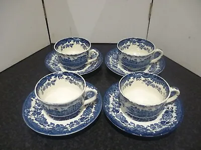 Buy Royal Worcester Palissy 4x  Cups And Saucers 3.5  Rim • 30£
