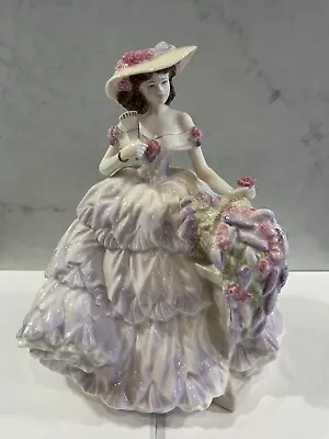 Buy Rare Coalport Figurine Lilac Time CW328 Limited Edition Bone China Lady Figures • 250£