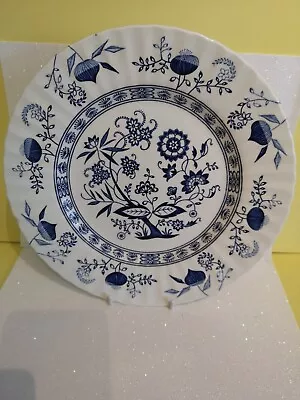 Buy J&G Meakin Large Blue And White Ironstone  Blue Nordic  Plate • 14£