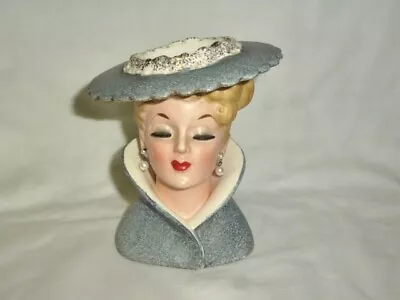 Buy NAPCO C3815A Vintage Lady HEAD VASE Dated 1959 • 43.32£