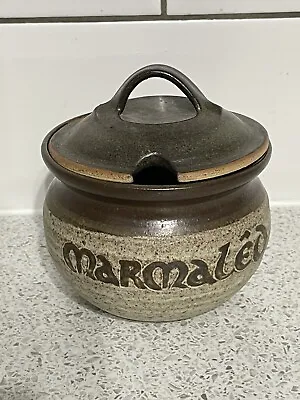 Buy Tregaron Studio Pottery Cymru Welsh Marmaled Marmalade Pot & Lid Country Kitchen • 29.95£
