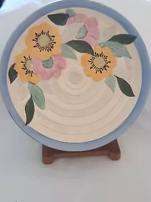 Buy Beautiful Round Floral Hand Painted Plate By Hancocks England • 5£