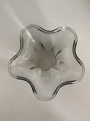 Buy Vintage Maybe Holmegaard Danish French  Crystal Glass Dish Bowl B1923 • 22£