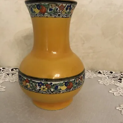 Buy Swinnertons Ltd England Staffordshire Orange Glazed Porcelain Vase • 30.89£