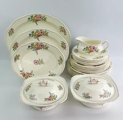 Buy Bishop Stonier 1930s Art Deco Floral Tea & Dinner Items - Sold Individually • 3£