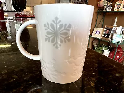 Buy Martha Stewart Collection Holiday Only At White Embossed Mug, Macy's Holds 14 Oz • 18.97£