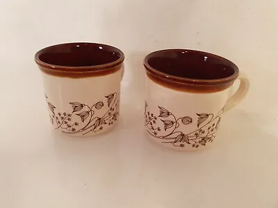 Buy Biltong Pottery Ceramic/Pottery Mugs Brown & Cream. Made In England • 7.99£