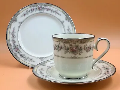 Buy Noritake Porcelain Shenandoah Design Tea Cup, Saucer & Plate Trio. 9729. • 18.50£