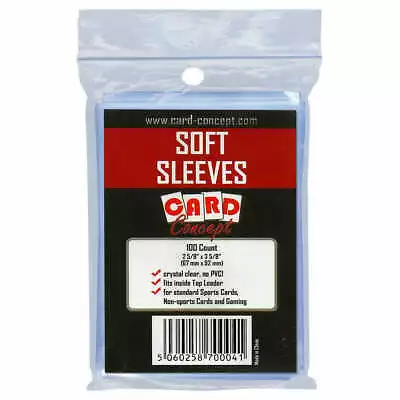 Buy Card Concept Soft Penny Sleeves | Standard Deck Protectors | Pokemon TCG | MTG • 2.29£
