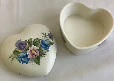 Buy Purbeck Gifts Poole Dorset Made In England Heart Ring Trinket Box Dish • 8.95£