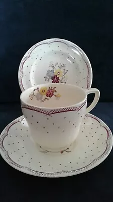 Buy Grays Pottery Handpainted Teacup Saucer And Side Plate Trio  • 3.49£