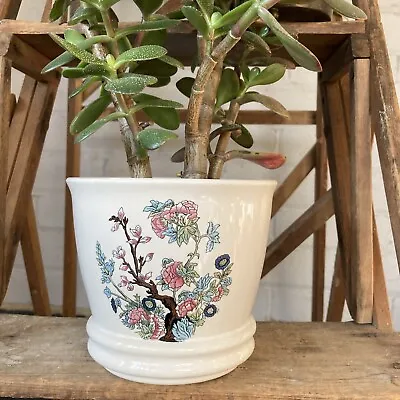 Buy Vintage Sylvac Pottery Plant Pot Planters Oriental Garden Tree Design Retro • 14£