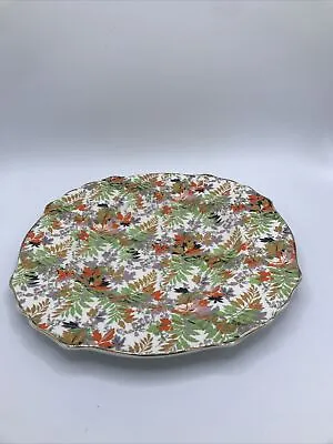 Buy Vintage James Kent LTD Made In England Floral Plate - Lichfield Plate • 8£