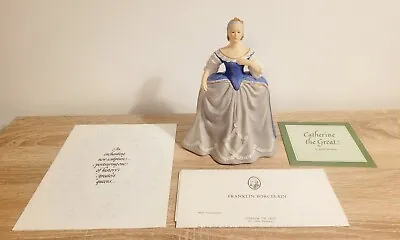 Buy Franklin Porcelain Catherine The Great Limited Edition Lady Figurine Crinoline • 8.99£