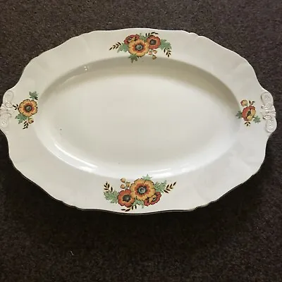 Buy Vintage Alfred Meakin Marigold Daphne Design Serving Platter/Plate • 7.99£