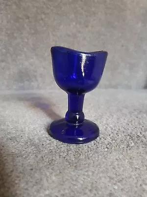 Buy Vintage Collectable Cobalt Blue Made In England Stamped W Glass Eye Wash • 18.99£