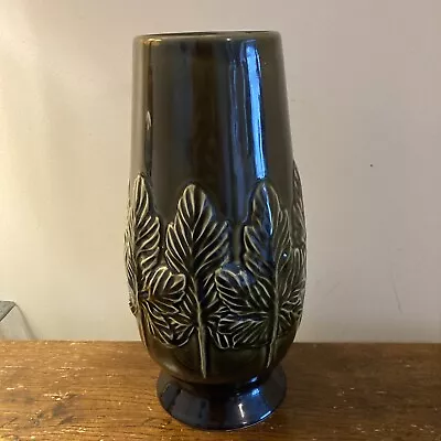 Buy Sylvac Pottery Vase Ceramic Dark Green Autumn Vase  Sylvac 4208 • 20£
