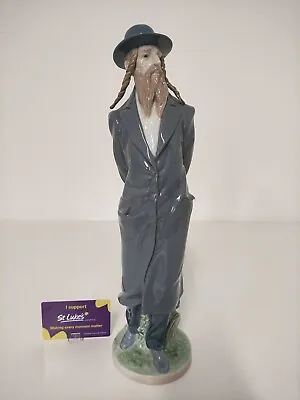 Buy Vintage Lladro  The Rabbi  #6209 Retired Figurine Salvador Furio Excellent • 195£