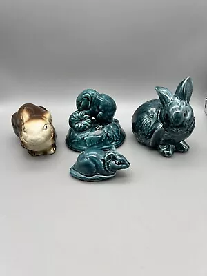 Buy Poole Pottery Rabbits & Mice Four Pieces VGC • 10£