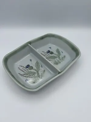 Buy Buchan Thistleware Pottery Stoneware Divided Baking Dish M2-50 Vintage • 38.57£