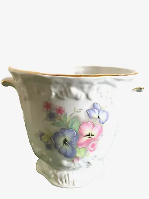 Buy Maryleigh Pottery Planter Iris Ceramic Textured Vase Decorative Flower Plant Pot • 11£