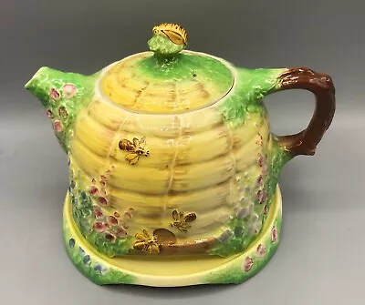 Buy Vintage Royal Winton Grimwades 'Beehive' Teapot & Stand • 100£