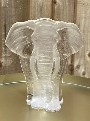 Buy Royal Krona Mats Jonasson Full Lead Crystal Elephant Sculpture. • 42£