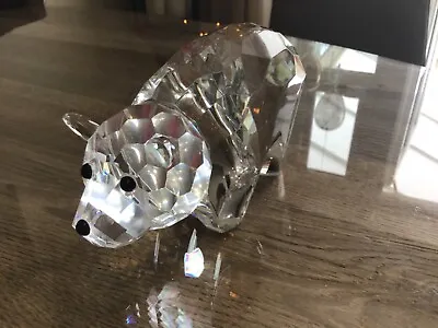 Buy CRYSTAL POLAR BEAR CRYSTAL GLASS BEAR HOME DECOR OR PAPER WEIGHT WEIGHS OVER1kg • 18.99£