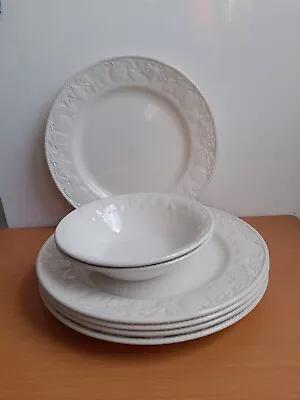 Buy BHS LINCOLN 5xdinner Plates & 2xcereal Bowls • 65£