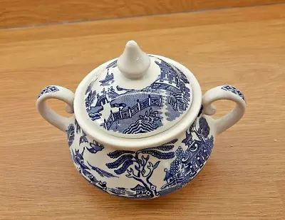 Buy SUGAR BOWL + LID.  English Ironstone Tableware Ltd, 'Old Willow'.  Excell Condn. • 7.99£