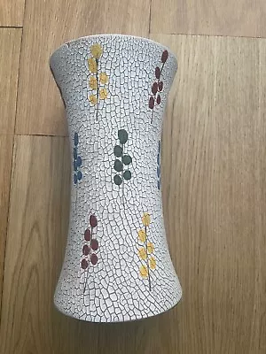 Buy Vintage Italian Pottery  Vase Textured 1950s 21cm • 13.95£