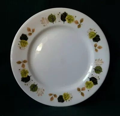Buy Adderley Gainsborough China Side Plate Bone China Tea Plate Green & Brown Leaves • 14.95£