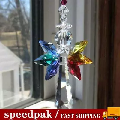 Buy Rainbow Angel Crystal Beads Suncatcher Pendants Window Hanging Ornaments S2F8 • 2.17£