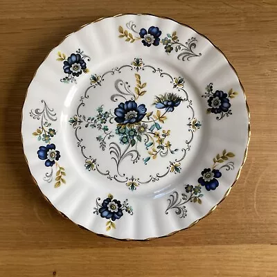 Buy Royal Stafford Bone China Navy Blue Floral Flowers Gold Trim Side Plate 16cm Dia • 7.99£