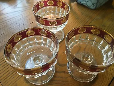 Buy 3 Vintage Trifle Dishers • 4.50£