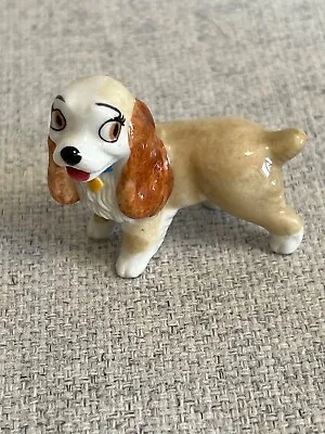 Buy LADY Rare WADE Whimsies Walt Disney Hatbox Collectible Dog Figurine • 4£