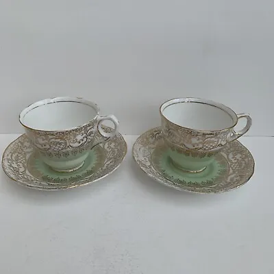 Buy  Royal Stafford Bone China Teacups And Saucers X2 • 12£