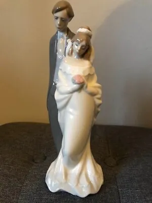 Buy Nao Lladro Bride & Groom Model 1437 Porcelain Perfect  Figurine • 20£
