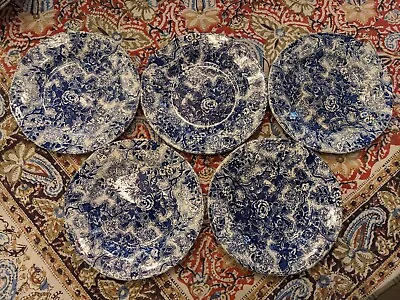 Buy Five Laura Ashley Chintzware Bread & Butter 6 3/4  Plates Staffordshire Pottery • 71.39£