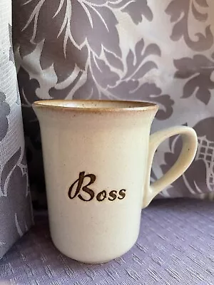 Buy Mug Cup Art Studio Foster’s Pottery Redruth Cornwall Boss Logo Speckled • 5£