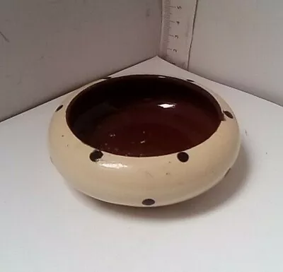 Buy Devonshire Pottery TORQUAY Spotted  Dish 8.5 Cm 1950's • 10£
