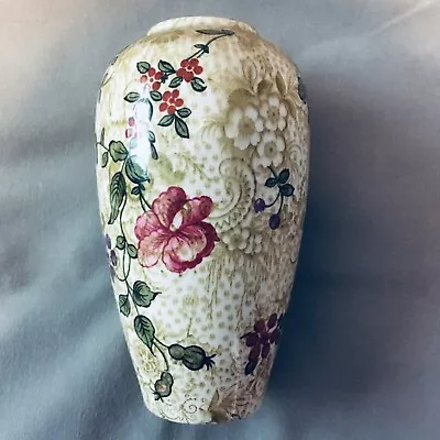 Buy Burleigh Ware Burslem Vase - Flowers -B&L • 8.99£