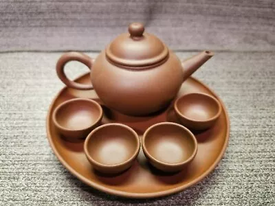 Buy YiXing Zisha Clay  Teapot Small Set Marked Jingxi HUI Mengchen  • 184.93£