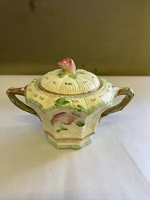 Buy Rare Vintage Beswick Ware Flowerkist Lidded Sugar Bowl • 10£