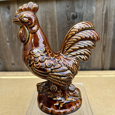 Buy Vintage Dartmouth Devon Pottery Brown Ceramic Hen Chicken 🐓 Cockerel Rooster. • 13.99£
