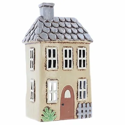 Buy Village Pottery Cream Garden House Tealight Holder Boxed JD331001 • 19.95£